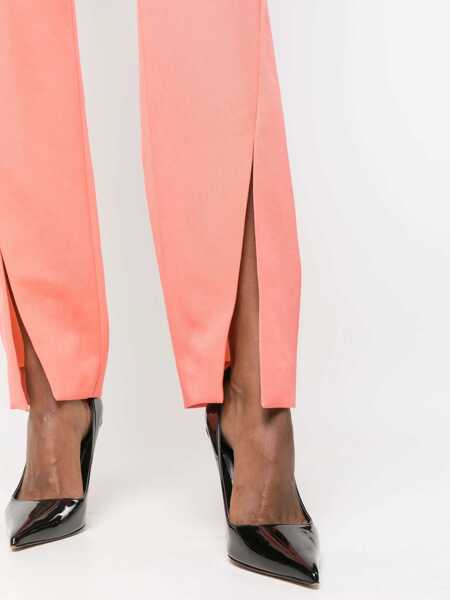 Pantaloni casual Balmain Balmain Pants With Side Slits PINK Femei (BM 10370435) 5