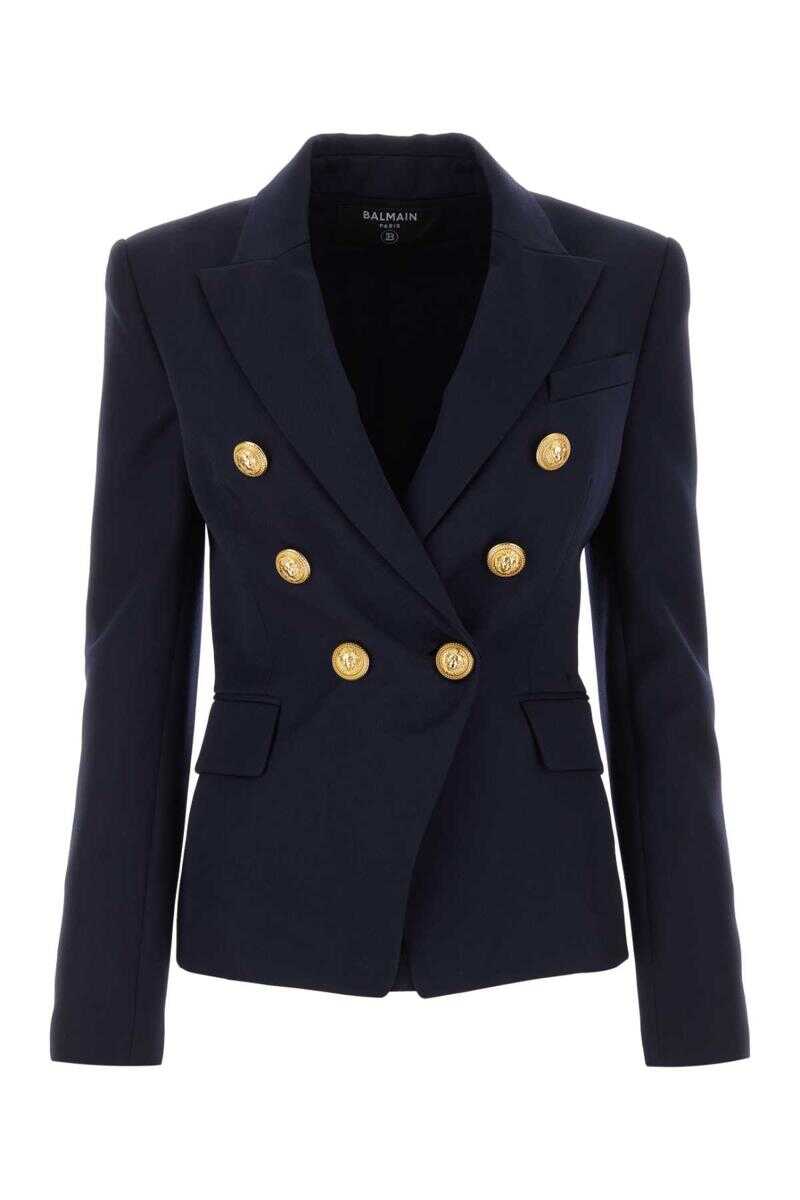 Balmain BALMAIN JACKETS AND VESTS BLUE