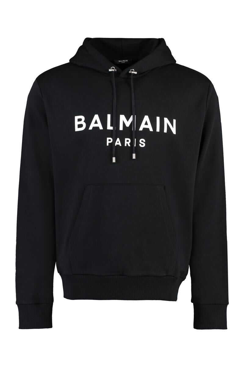 Balmain BALMAIN COTTON HOODIE black