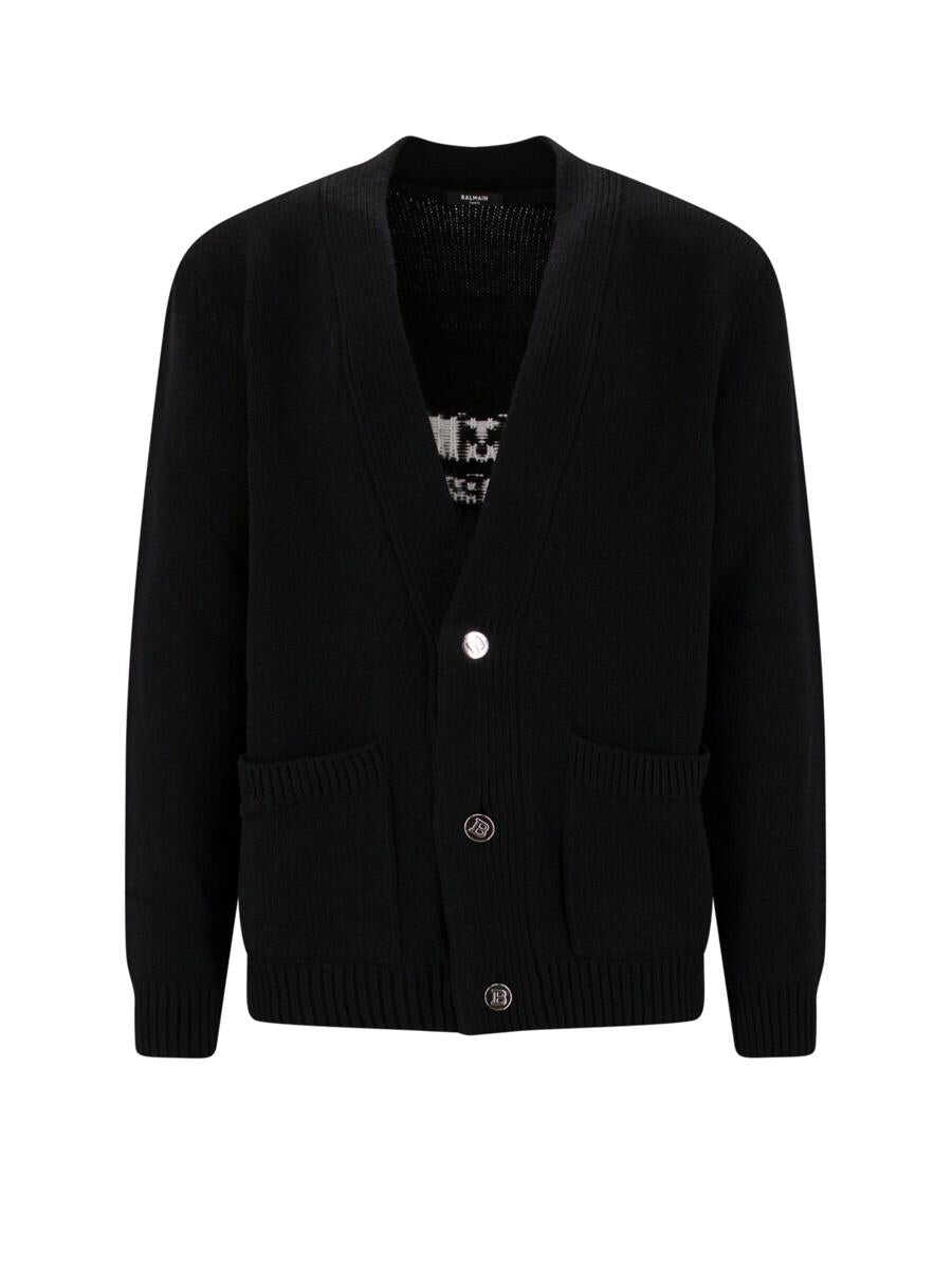 Balmain BALMAIN CARDIGAN BLACK