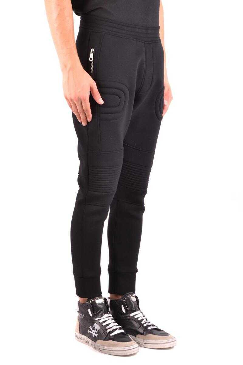 Pantaloni Neil Barrett Neil Barrett Trousers Black Barbati (BM 10372274) 2