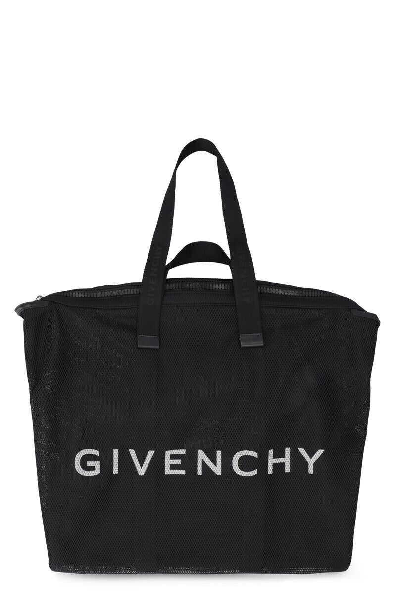 Givenchy GIVENCHY G-SHOPPER MESH TOTE BAG BLACK