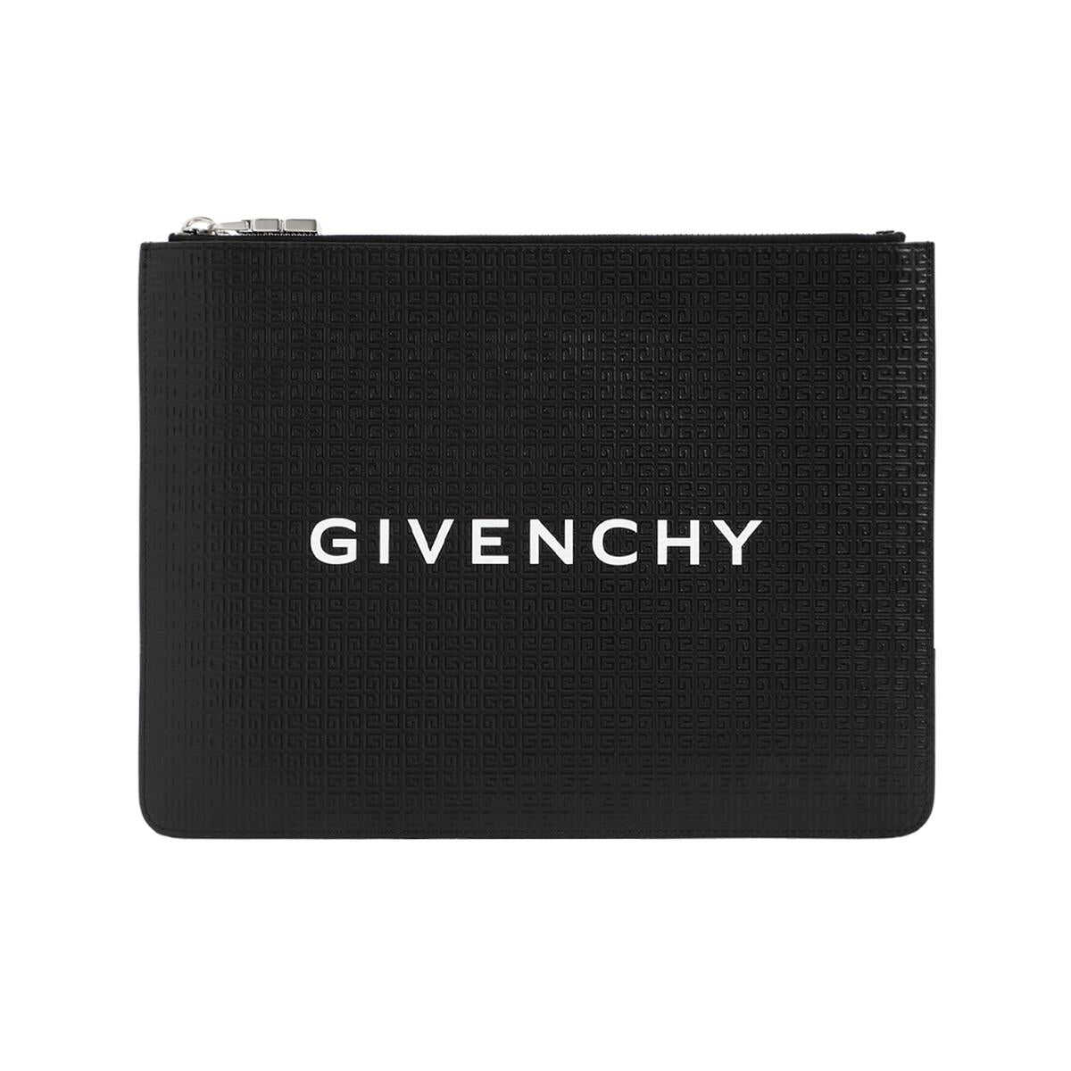 Givenchy GIVENCHY LARGE ZIPPED LEATHER POUCH BASIC SMALLLEATHERGOODS BLACK