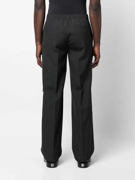 Pantaloni Givenchy Givenchy Ripped Wool Trousers GREY Barbati (BM 10373219) 4