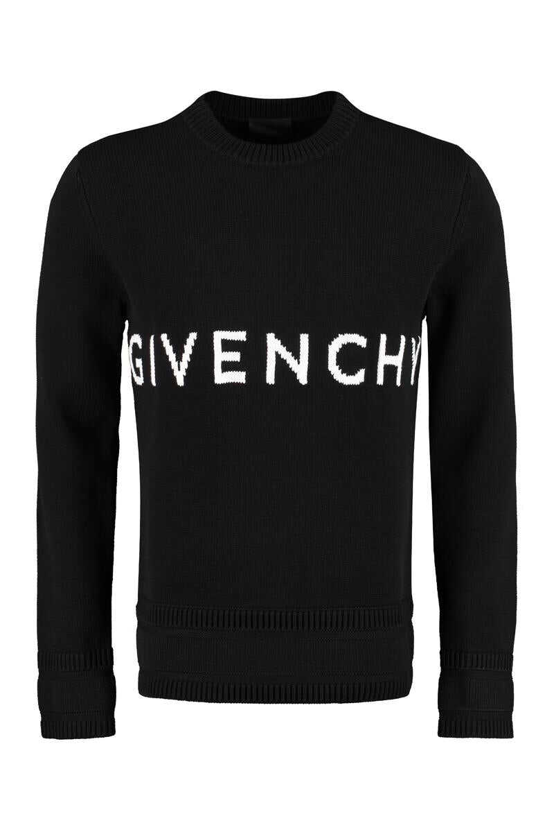 Givenchy GIVENCHY COTTON CREW-NECK SWEATER BLACK