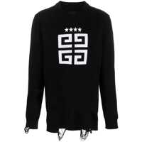 Pulovere Givenchy Cotton Crew-Neck Sweater Barbati