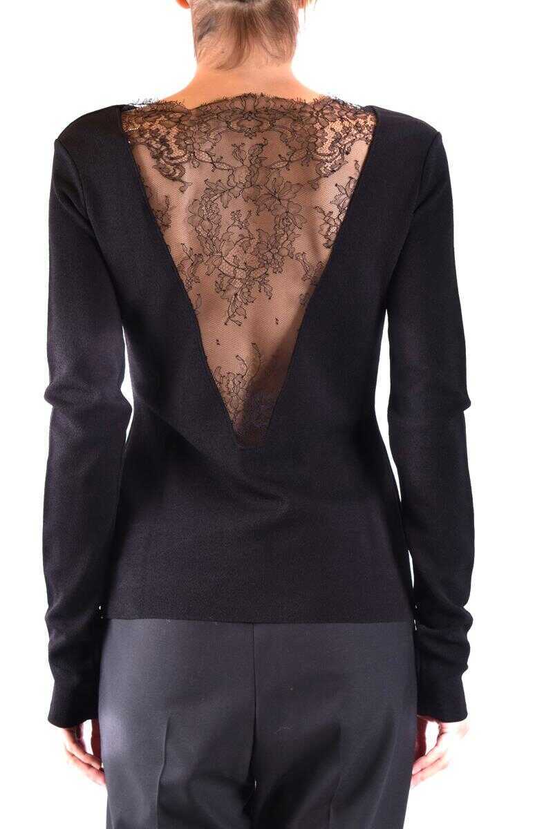 Tricouri Givenchy Givenchy Long Sleeves Black Femei (BM 10378079) 4