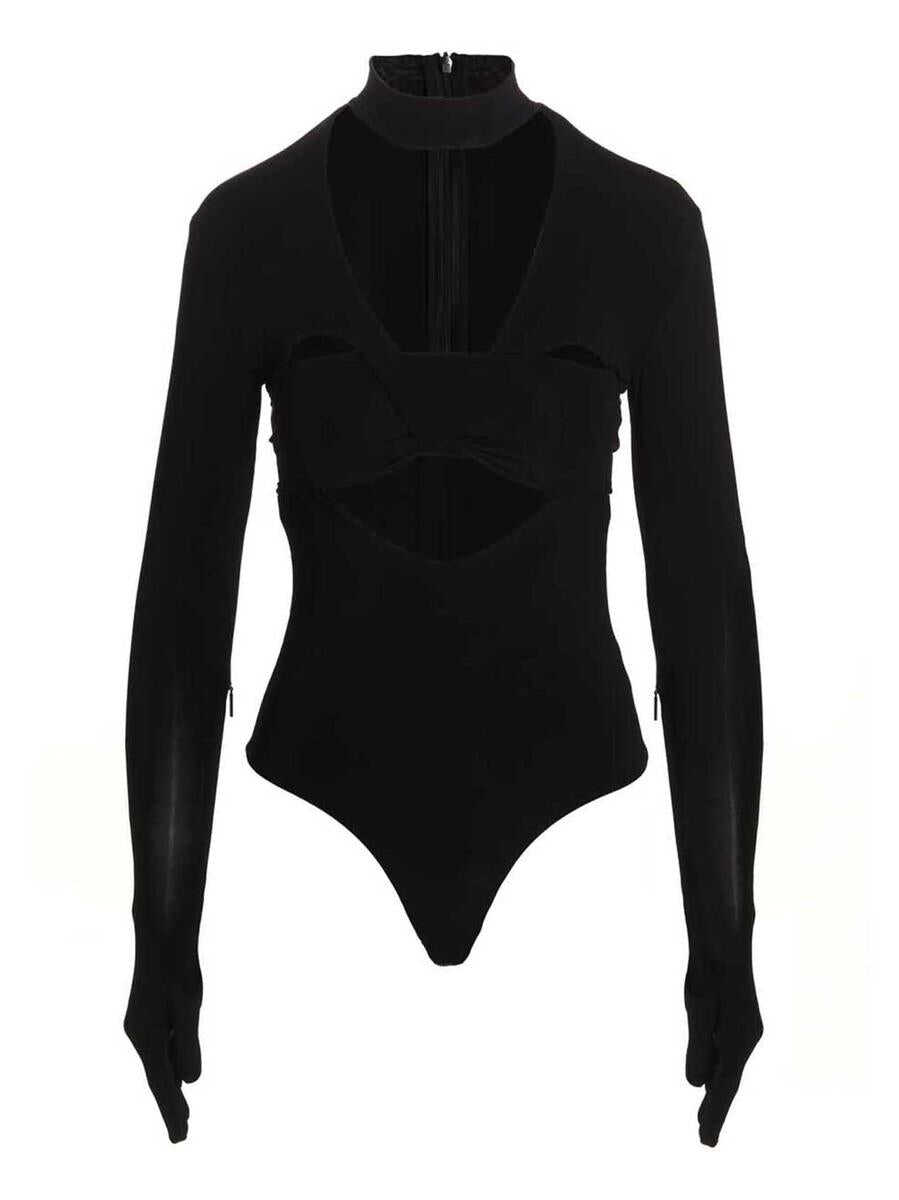 AMBUSH AMBUSH \'Heart Shaped Gloves\' bodysuit BLACK