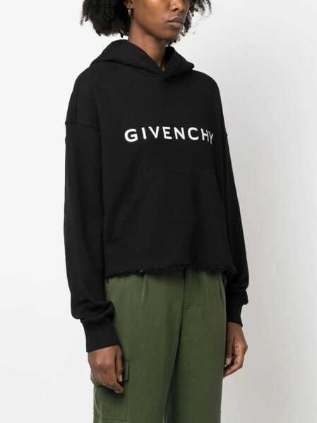 Bluze de trening Givenchy Givenchy Cotton Hoodie Black Femei (BM 10378343) 3