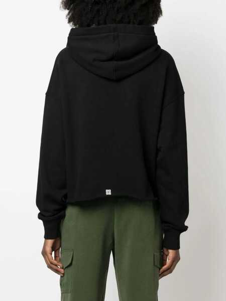 Bluze de trening Givenchy Givenchy Cotton Hoodie Black Femei (BM 10378343) 4