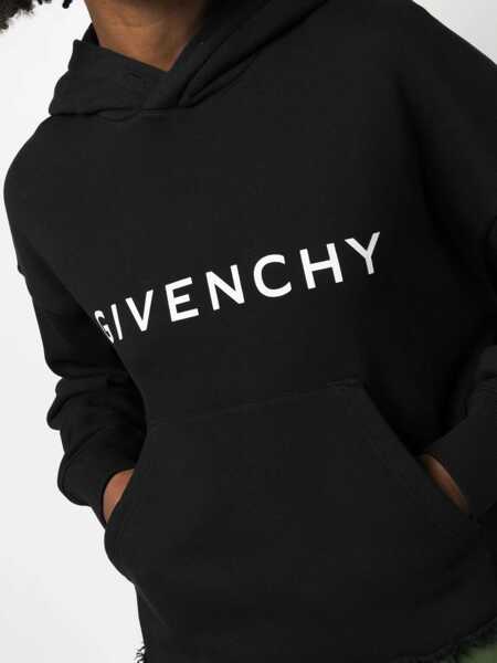 Bluze de trening Givenchy Givenchy Cotton Hoodie Black Femei (BM 10378343) 5