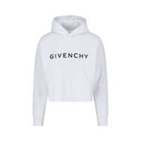 Bluze de trening GIVENCHY GIVENCHY Archetype Hoodie in Gauzed Fabric Femei