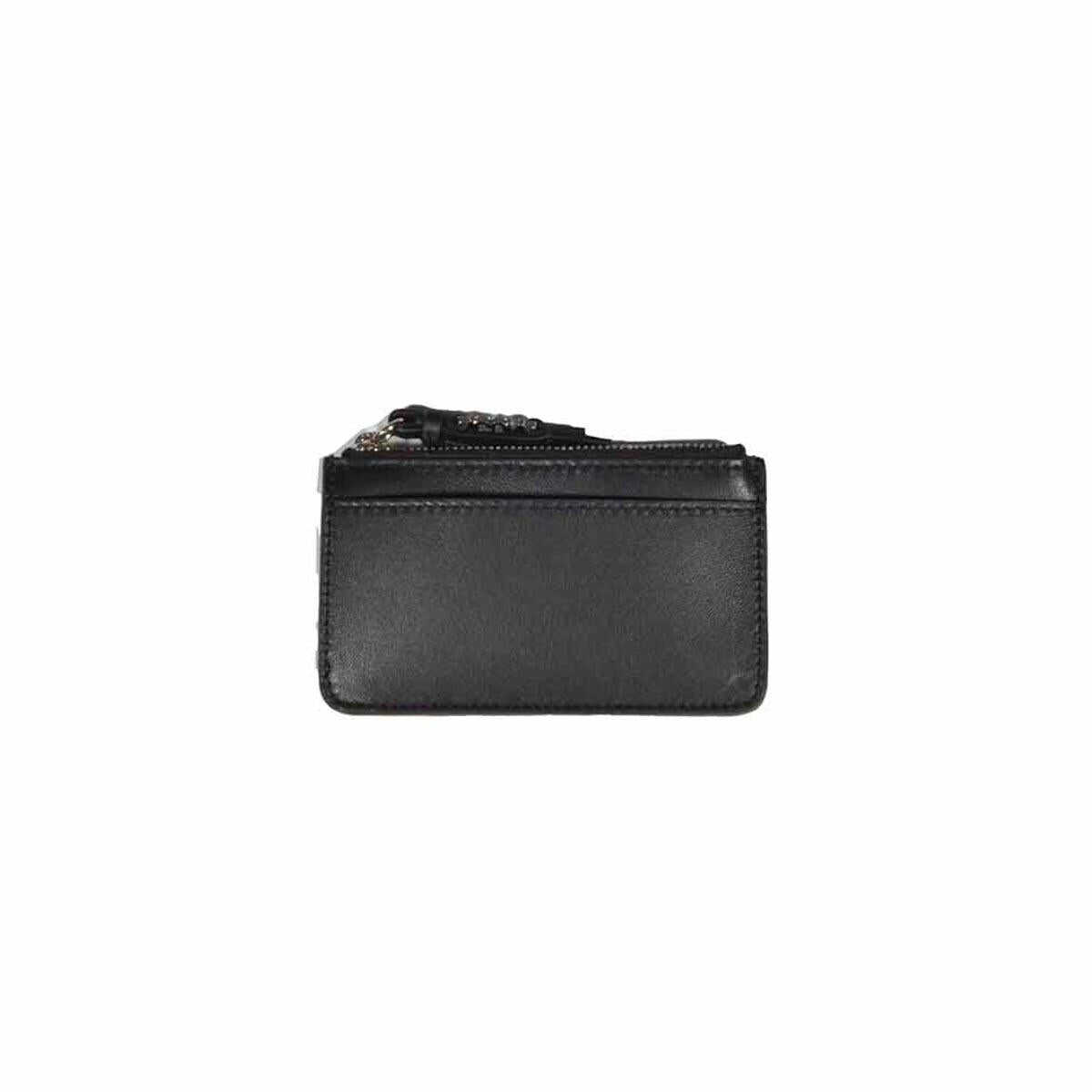 DSQUARED2 DSQUARED2 Black Icon Evening genuine leather credit card holder Dsquared2 BLACK