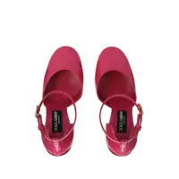 Pantofi cu toc Dolce & Gabbana Dama - Pantofi cu toc Dolce & Gabbana Dolce & Gabbana Glossy Leather Platform Pumps PINK Femei (BM 10385711) - B-mall.ro