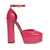 Dolce & Gabbana Dolce & Gabbana Glossy Leather Platform Pumps PINK