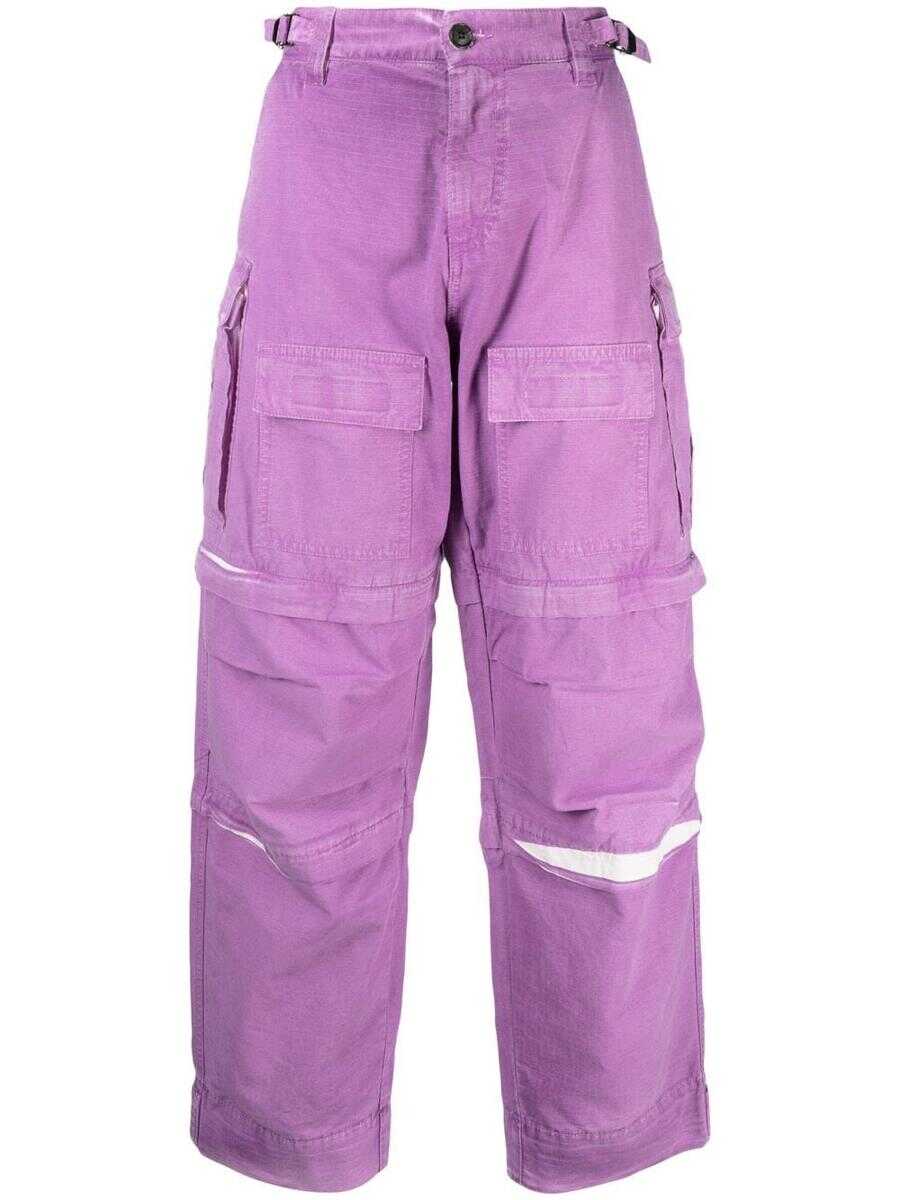 DARKPARK DARKPARK Ripstop cargo trousers Purple