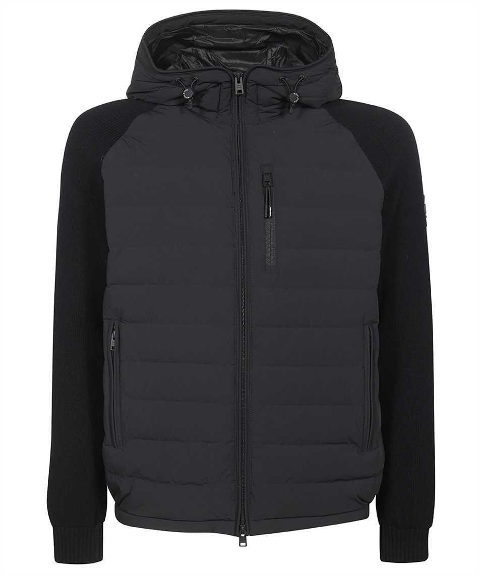 Woolrich WOOLRICH KNITTED SLEEVES PADDED JACKET blue