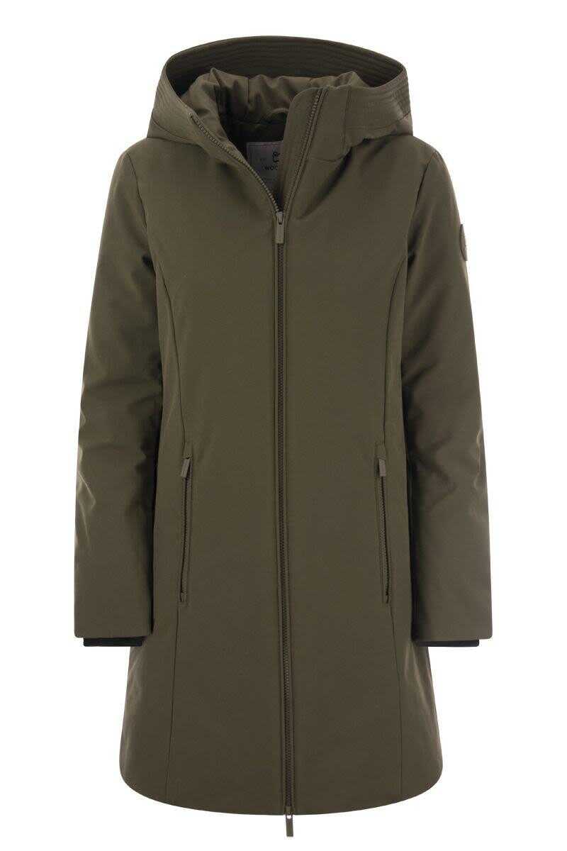 Woolrich WOOLRICH FIRTH - Softshell Parka MILITARY GREEN