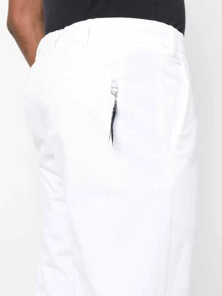 Pantaloni PT TORINO Pt Torino Flat Front Trousers With Diagonal Pockets Clothing GREEN Barbati (BM 10397153) 5