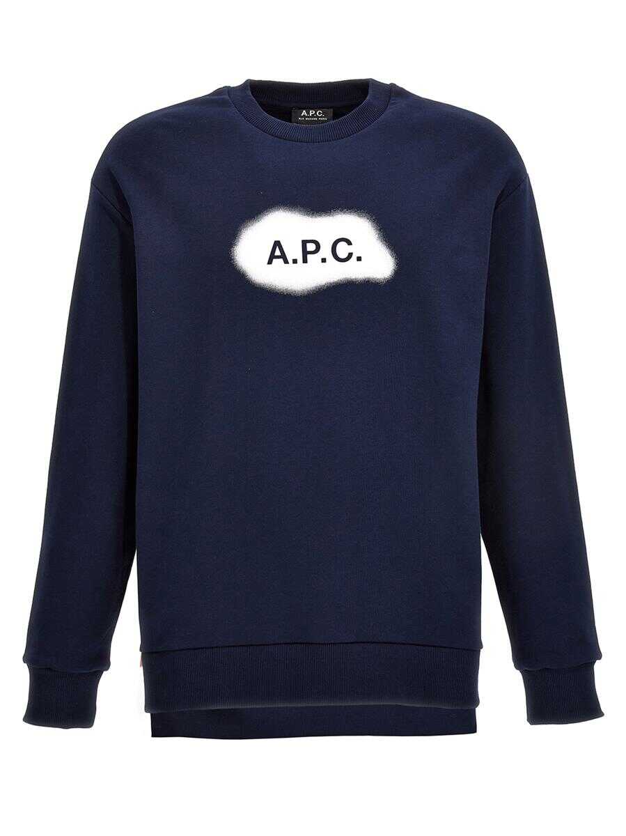 A.P.C. A.P.C. "Sweat Alastor" cotton sweatshirt BLUE