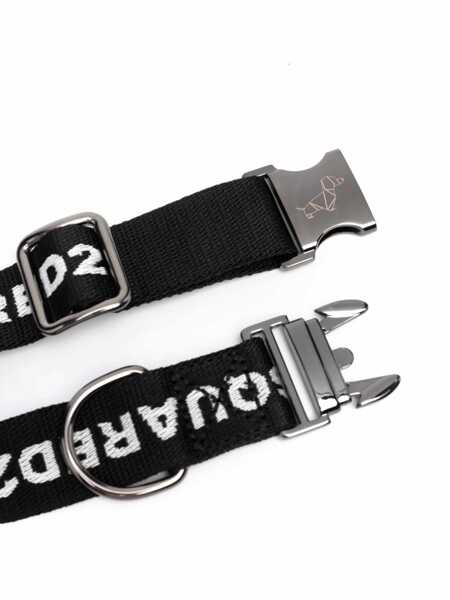 Accesorii DSQUARED2 DSQUARED2 Poldo X D2 - Montreal Dog Collar Black Femei (BM 10399736) 2