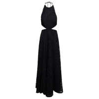 Rochii 'Doro' Long Black Dress With Cut-Out And Halter Neck In Lace Woman Femei