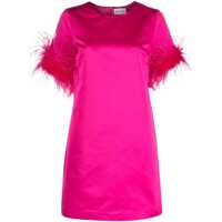 Rochii P.A.R.O.S.H. Feathered Mini Dress Femei