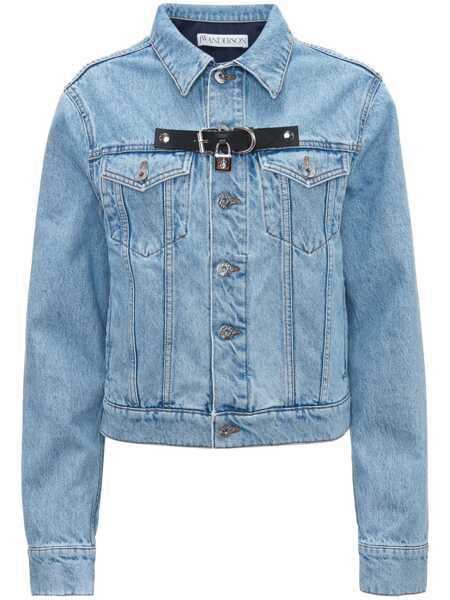 Geci JW Anderson JW Anderson Padlock Strap Trucker Jacket BLUE Femei (BM 10412717) 1