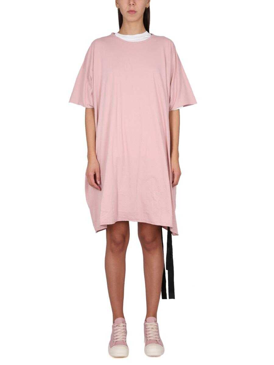 Rick Owens RICK OWENS DRKSHDW MINERVA TUNIC. PINK