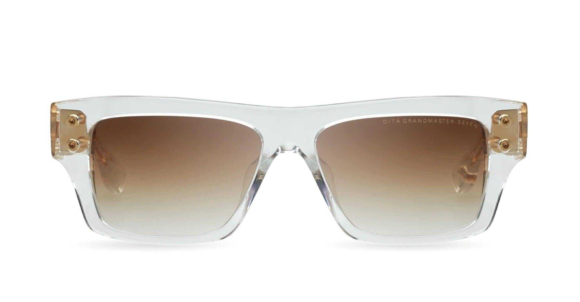 DITA DITA SUNGLASSES TRANSPARENT, GOLD