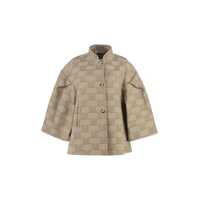 Paltoane Max Mara Cotton Cape Coat Femei
