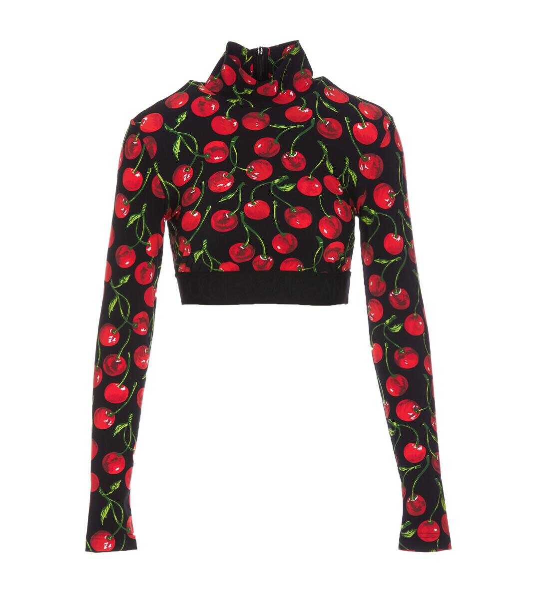 Dolce & Gabbana DOLCE & GABBANA \'Ciliegie\' sweater RED