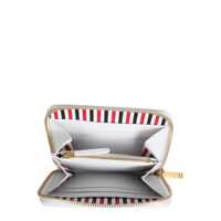 Portofele Thom Browne Dama - Portofele Thom Browne THOM BROWNE WALLET WITH ZIP WHITE Femei (BM 10422755) - B-mall.ro