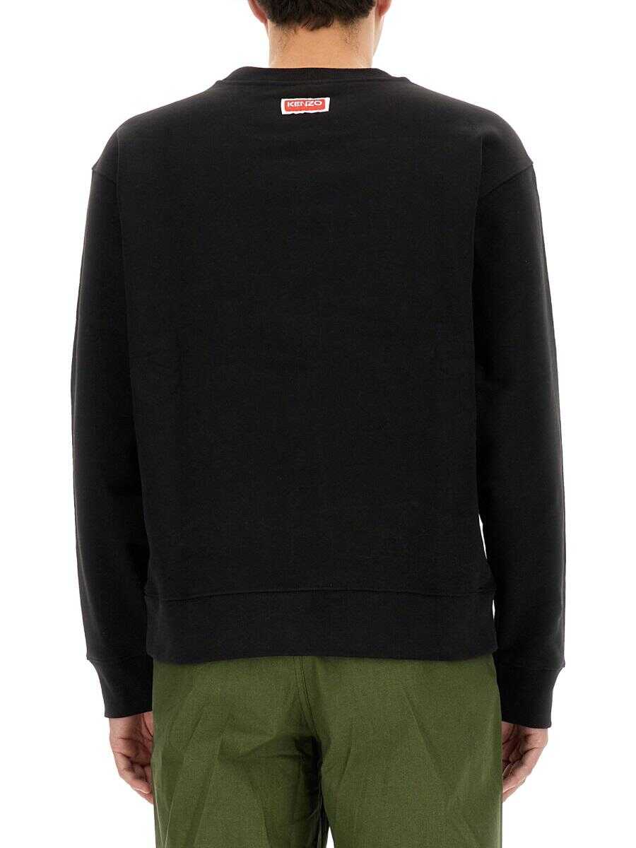 Kenzo KENZO FLOWER BOKE SWEATSHIRT BLACK