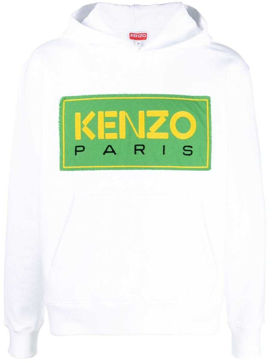 Kenzo KENZO Kenzo Paris cotton hoodie White