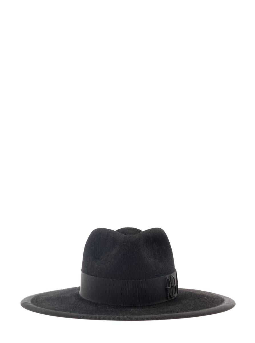 RUSLAN BAGINSKIY FEDORA HAT BLACK