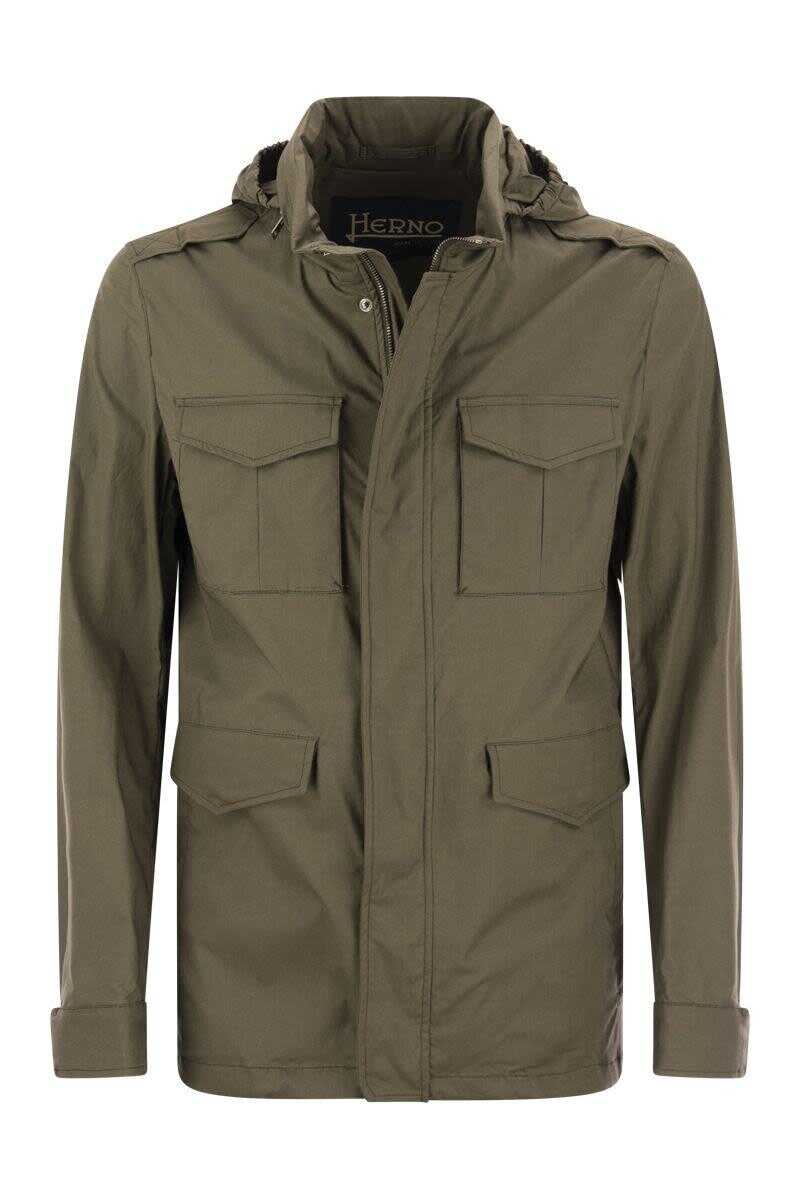 Herno HERNO Cotton Field Jacket MILITARY GREEN