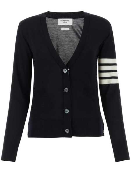 Cardigane Thom Browne Thom Browne Wool Cardigan BLUE Femei (BM 10427954) 1