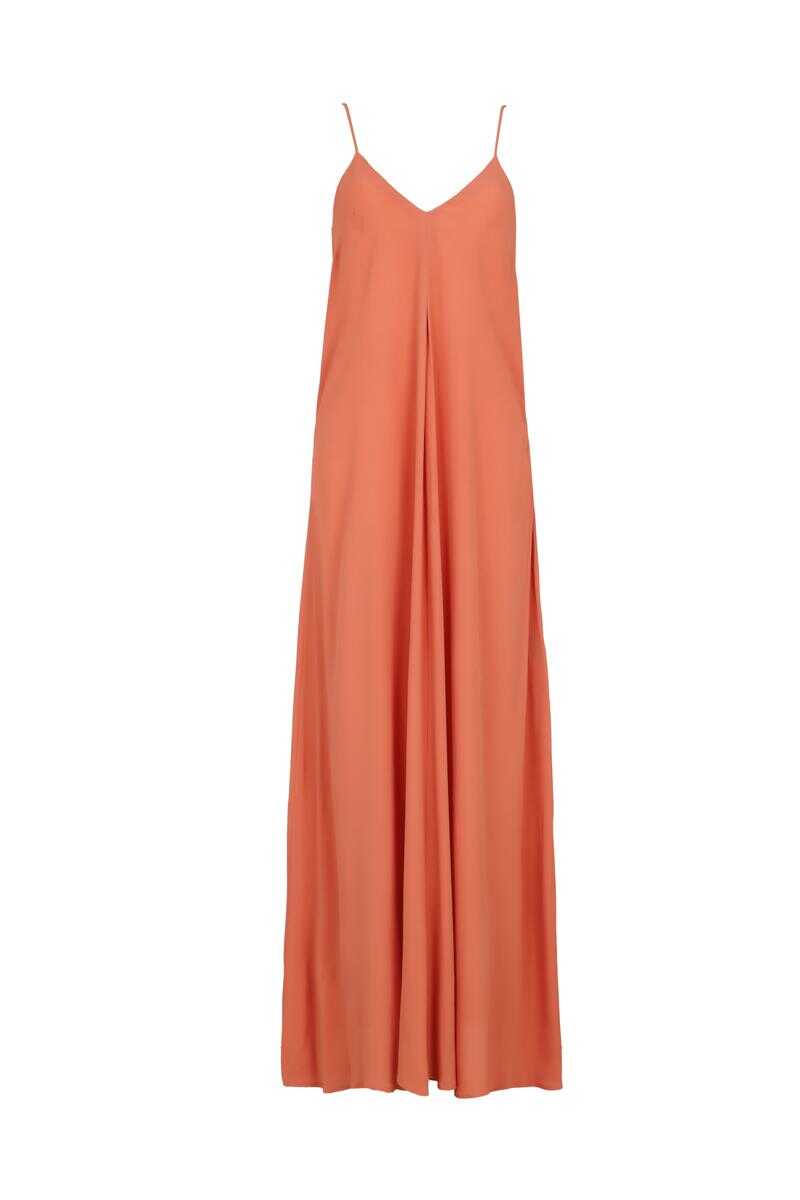 FEDERICA TOSI FEDERICA TOSI Long dress with straps Pink