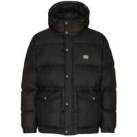 Geci Dolce & Gabbana Logo Plate Down Jacket Barbati