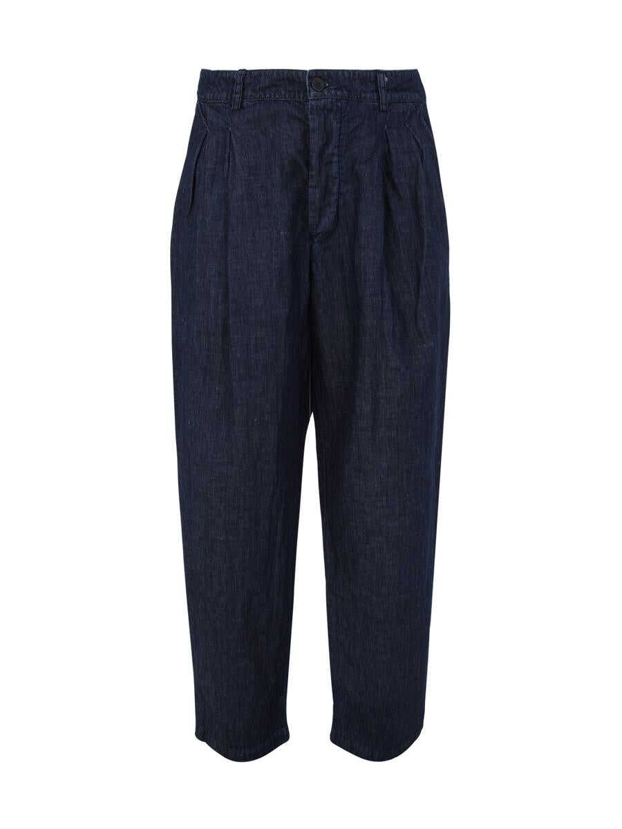 Original Vintage ORIGINAL VINTAGE STYLE DOUBLE PENCES TROUSER CLOTHING BLUE