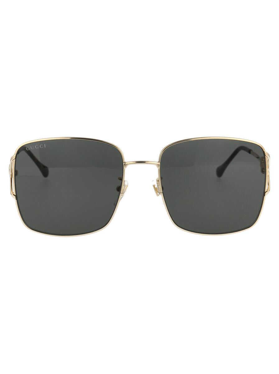 Gucci Gucci SUNGLASSES 001 GOLD GOLD GREY