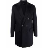 Paltoane Paltò Wool Blend Double Breasted Coat Barbati