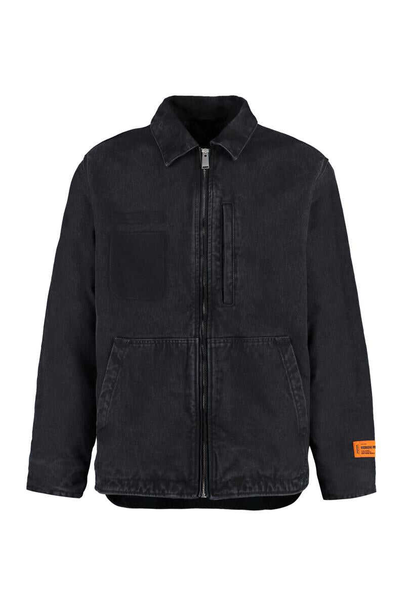 Heron Preston HERON PRESTON BLEACH WASH DENIM JACKET black