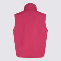 Geci de iarna pentru Barbati - Geci de iarna Moncler Genius MONCLER GENIUS RED COTTON BLEND VEST PUFFER DOWN JACKET Barbati (BM 10452986) - B-mall.ro