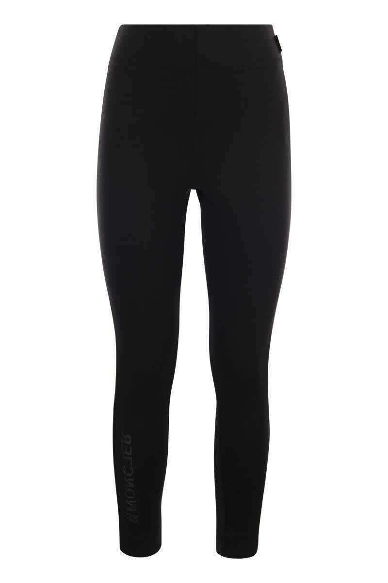 Moncler Grenoble MONCLER GRENOBLE Jersey leggings BLACK