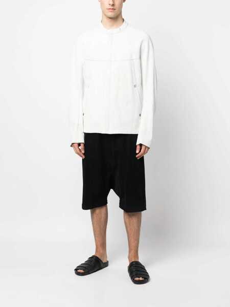 Bomber jacket ISAAC SELLAM Isaac Sellam Linen Bomber Jacket Clothing WHITE Barbati (BM 10454156) 2