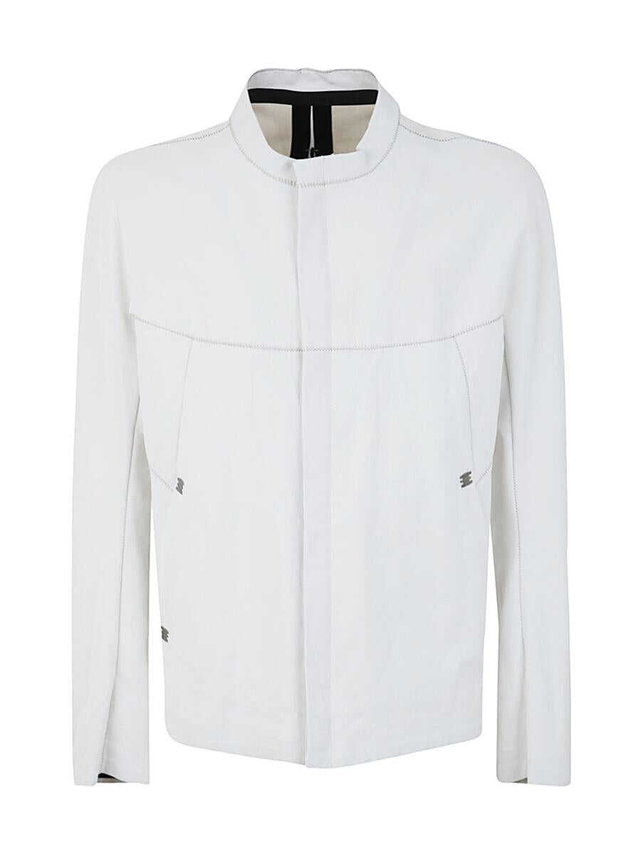 ISAAC SELLAM ISAAC SELLAM LINEN BOMBER JACKET CLOTHING WHITE