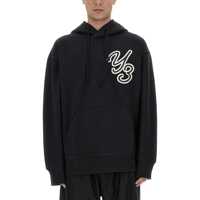 Bluze de trening Y-3 Logo organic cotton hoodie Barbati