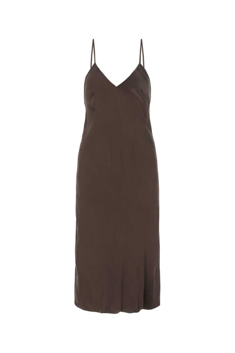 Jil Sander JIL SANDER LONG DRESSES. BROWN